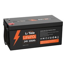 Litime 24V 200Ah LiFePO4