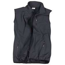 Softshell-Weste Laax in Übergröße bis 10XL, schwarz