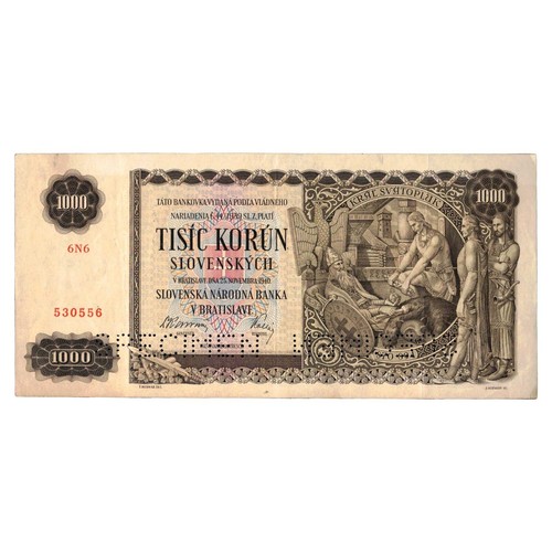 Slowakei banknote 1000 - -,
