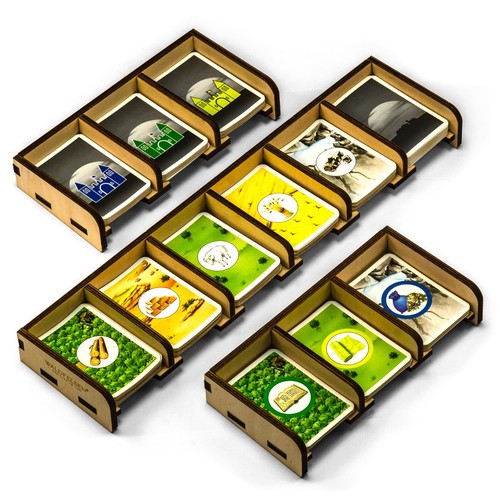 Spielkartenhalter aus holz - spielkartenhalter,
