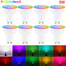 4x GU10 RGB LED Birnen Farbwechsel Spot Leuchtmittel Strahler mit Fernbedienung
