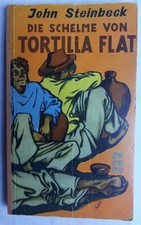 "Die Schelme von Tortilla Flat", antiq. Buch v. 1951; John Steinbeck