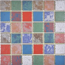 Shabby chic mosaikfliesen bunt - mosaikfliesen,