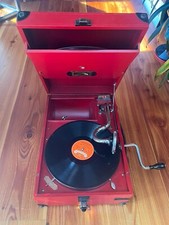 Grammophon HMV Model 101,tragbar,super