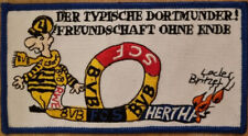 Anti Aufnäher für Kutte = Der Typische Dortmunder!, FS m. RWE, FCS, SFC, HERTHA