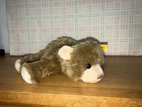 Vintage steiff liegender bär - liegender,