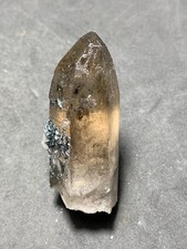 Rauchquarz, Hämatit, Var. Eisenrose, Furka, Schweiz