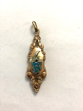 Antiker vergoldeter Anhänger Trauben Napoleon III