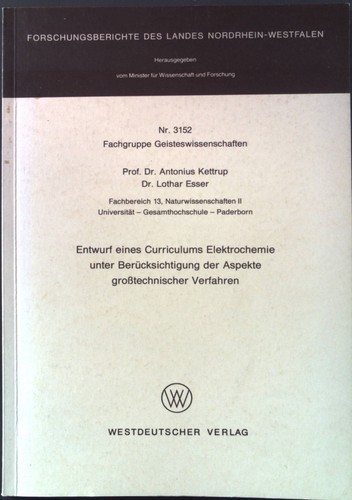 Entwurf eines curriculums - entwurf,