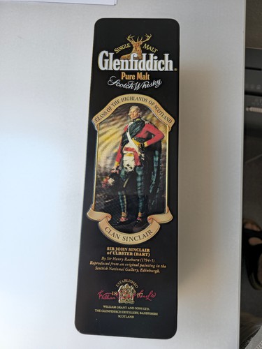 Glenfiddich whisky blechdose - whisky,