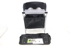 Highlander Outdoor-Küchentisch Campingtisch mit Schrankfach zusammenklappbar sch