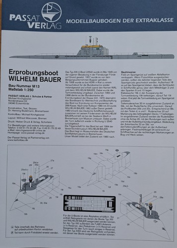 Wilhelm bauer erprobungsboot - bauer,