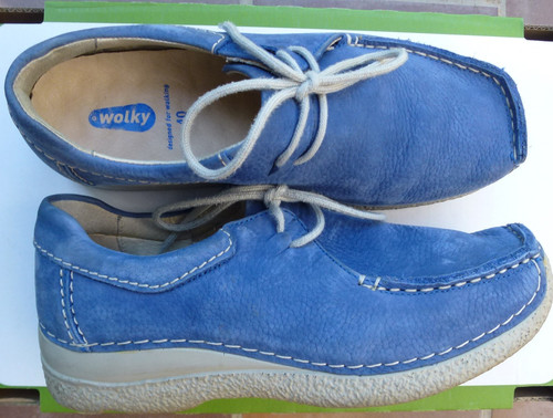 Wolky damenschuhe jeansblau - wolky,