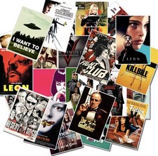 25x Film & Video Sticker Sammlung 80er-90er Jahre Aufkleber Retro Oldschool NEU