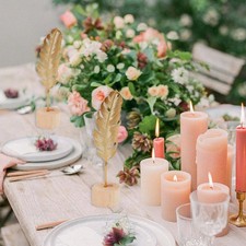 Eisen Ginkgo Blatt Dekoration Tischfigur Ornament Tropisch Metall