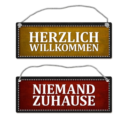 Niemand zuhause oder - niemand,