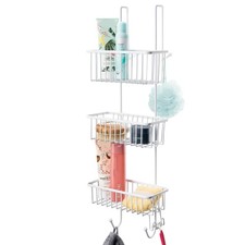 B-Ware bremermann Duschregal, Duschkorb, Badregal zum Einhängen, 3 Körbe