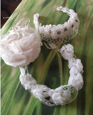 Haarreifen Kommunion Haarschmuck Mädchen 60ger Jahre