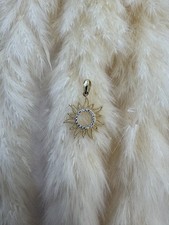 585 GOLD Anhänger Sonne