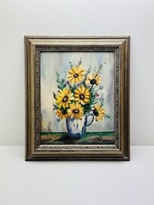 Vintage Ölgemälde Blumen