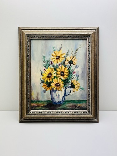 Vintage ölgemälde blumen - vintage,
