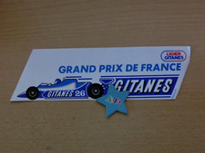 Gitanes Formel 1-Aufkleber/Sticker,Grand Prix-Formel 1 France,Sammlerstück,D-47
