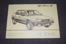 Betriebsanleitung Bedienungsanleitung Alfa Romeo Alfa 33 1.5 4X4 erstklassig