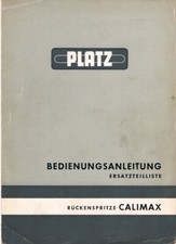 PLATZ  CALIMAX Rückenspritze