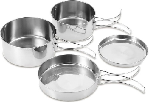 Camping kochgeschirr set - camping, 4