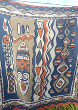 Damen Seidentuch Kopftuch 87x 80 cm-TOP