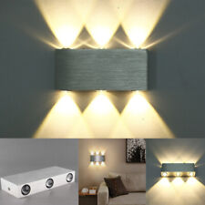 LED Wandleuchte Aluminium Innenleuchte Up Down Wandlampe Wohnzimmer Flur Lampe