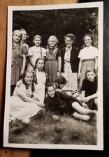 Gruppe Mädchen - Zopf -