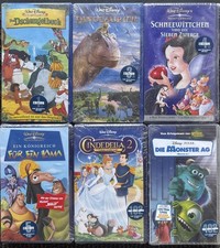 6x Walt Disneys VHS Konvolut -