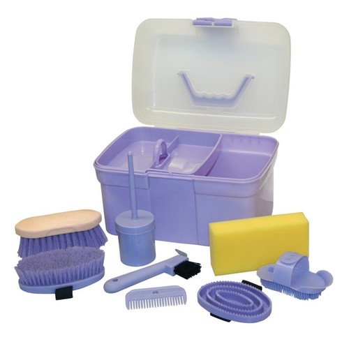 Putzbox befüllt lila für - putzbox,