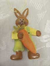 Ostern : Hase aus Blech   7 cm groß - Vintage