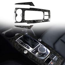 Forged Carbon Faser Central Gear Shift Panel Dekorleiste für Audi A3 8V S3 RS3