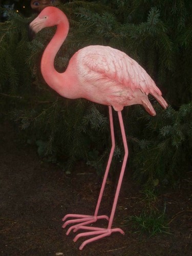 Flamingo deko figur skulptur - flamingo,