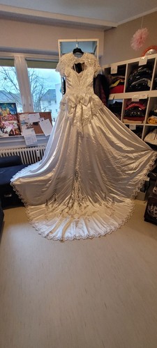 Brautkleid mit perlen 42 - brautkleid,