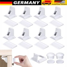 8/16X Magnet Kindersicherung Schrank Schublade Schloss Tür babysicher Schutz