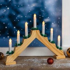 Holz-Lichterbogen Schwibbogen