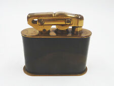 Antikes Karl Wieden Benzin Petrolium Feuerzeug Messing und Leder Sammlerstück