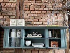 Chic Holz Wandvitrine / Wandschrank / Wandregal / Hängeschrank / Küchenschrank