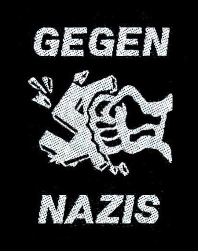 Gegen nazis aufnäher patch - nazis, #