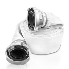 20m Textil Flachschlauch 3 Zoll Wasserschlauch Feuerwehrschlauch + 2 x B Storz