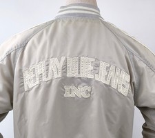 Replay Jacke 23 Blue Jeans INC Modell / Schriftzug 1999 silbergrau Gr. M vintage