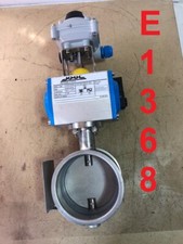 KMH Absperrklappe mit Pneumatik Antrieb für ATEX Zonen + Mikroschalter 