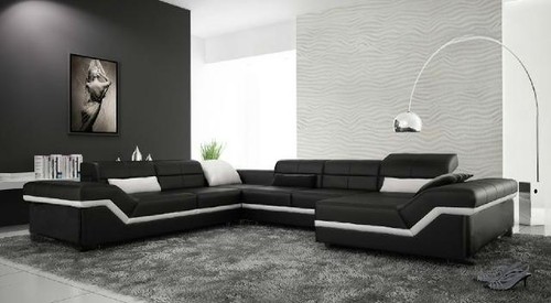 Ledersofa xxl mit usb - mit,