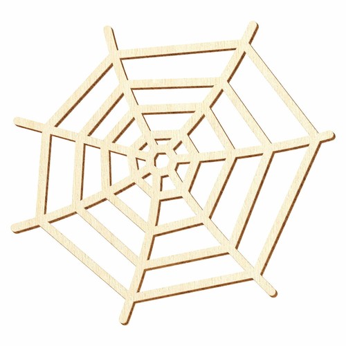 Holz spinnennetz 5 50cm - -, 5-50cm