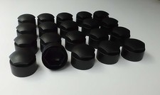 20 Original Audi Kappen für 17 er Radschrauben Schwarz 4M0601173E