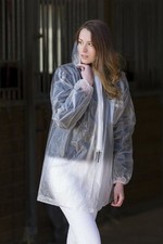 Transparente Regenjacke mit